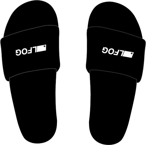 SHOWER SANDALS BLACK（LOGO）