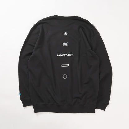 MULTI GRAPHIC CREWNECK SWEAT