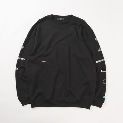 SLEEVE GRAPHIC CREWNECK SWEAT