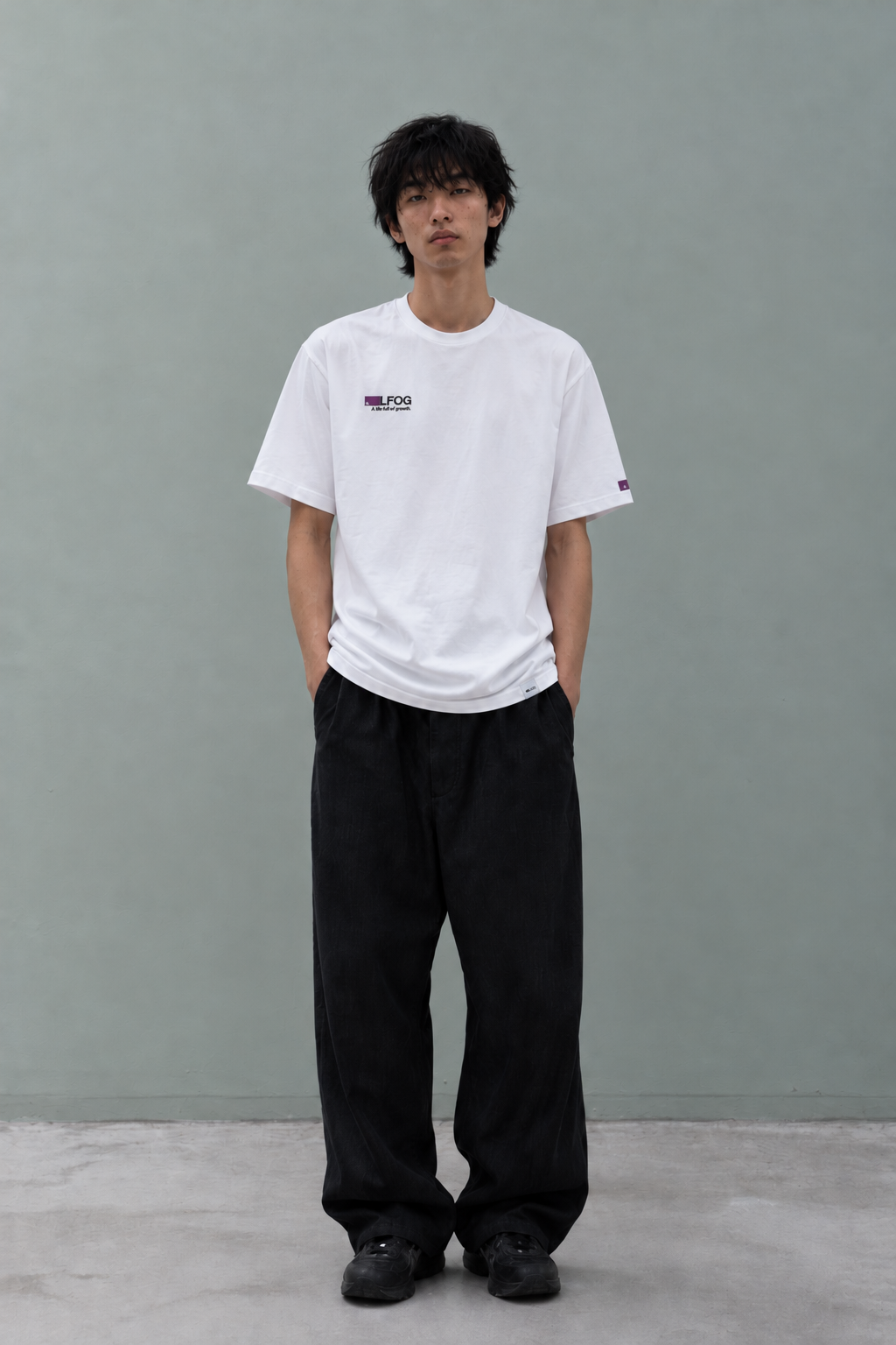AUTHENTIC S/S SYMBOL TEE / PURPLE