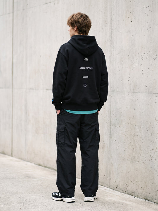 MULTI GRAPHIC PULLOVER HOODIE